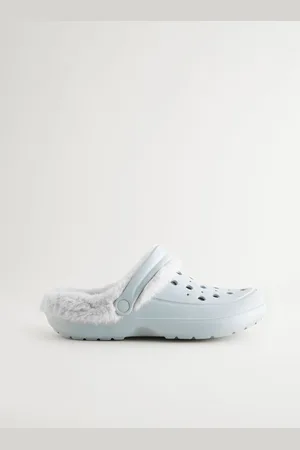Next Blue Womens Faux Fur Lined Clogs Slippers AU 9 (EU 41)