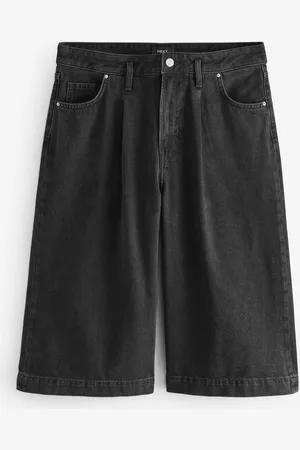 Next Pleated Front Denim Longline Shorts AU 18 Tall