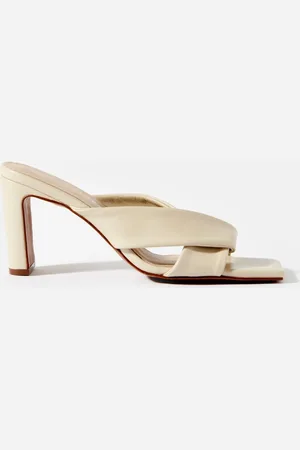 mint&berry Cream Cally Leather Sandals AU 5 (EU 36)