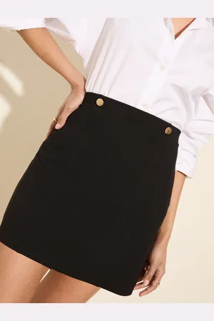 Friends Like These Button Detail Mini Skirt AU 12