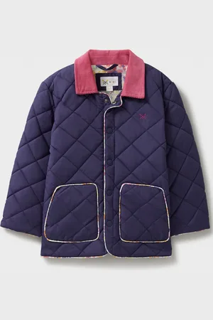 J.Crew Blue Contrast Cord Collar Quilted Jacket 5