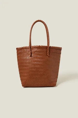 Accessorize Natural Woven Shoulder Bag One