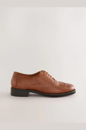 Next Forever Comfort Slim Leather Formal Brogue Lace Up Shoes AU 6 (EU 37)