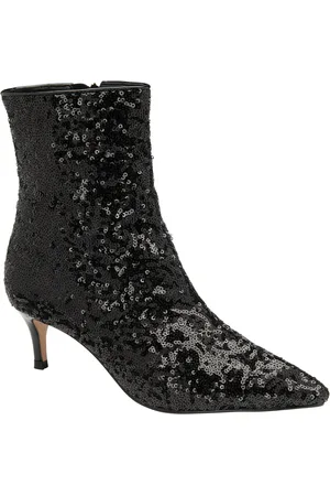 Ravel Black Stiletto Heel Zip Up Ankle Boots AU 7 (EU 38)