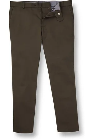 Charles Tyrwhitt Brown French Classic Fit Ultimate non-iron Chino Trousers W36 L34