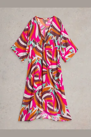 White Stuff Pink Cleo Kimono XS
