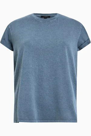 AllSaints AllSaints Flint Stone Blue Anna 100% Organic Cotton T-Shirt S
