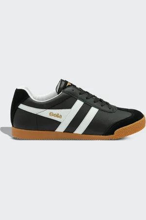 Gola Black White Mens Harrier Trainers AU 6 (EU 40)