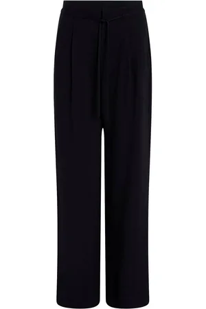 Calvin Klein Black Ecovero Relaxed Straight Trousers AU 26 R