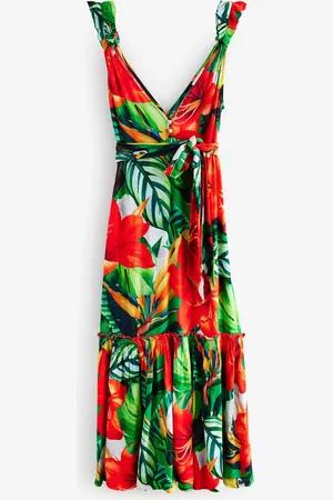 Next Ruffle Sleeve Maxi Dress AU 12
