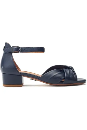 Moda In Pelle Macadamia Low Heel Ankle Strap Leather Sandals AU 9 (EU 40)