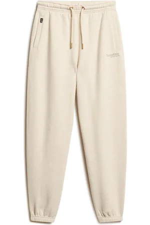 Superdry Light Oat Marl Essential Logo Cuff Joggers AU 16