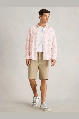 White Stuff Flamingo Print Shirt L
