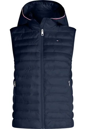 Tommy Hilfiger Dark Black Down-Filled Hooded Zip-Thru Jacket XS