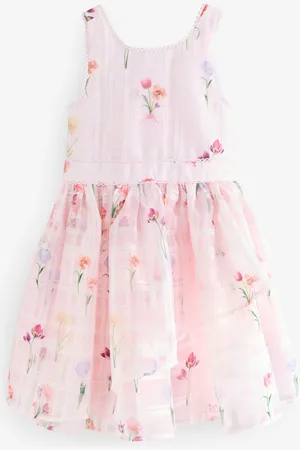 Ted Baker Floral Burnout Cross Back Dress 8 Years (128 cm)
