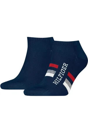 Tommy Hilfiger Blue Trainer Socks 2 Pack AU 6 (EU 39)