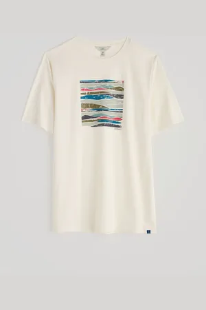 Seasalt Cornwall White Mens Midwatch 100% Cotton T-Shirt XL