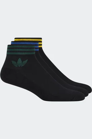 adidas Black Trefoil Ankle Socks UK 5.5-8