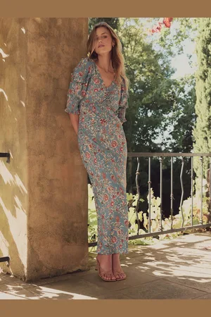 Laura Ashley Derwent Floral Print Midaxi Dress 8