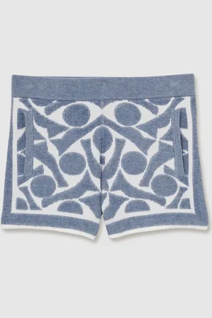 Reiss Vounder 3-9 yrs Abstract-Pattern Towelling Shorts 8