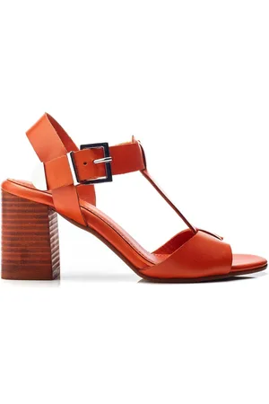 Moda In Pelle Molliey T Bar Stacked Block Sandals AU 8 (EU 39)