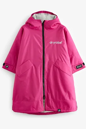 Dryrobe Pink Advance Kids Long Sleeve Changing Robe 10