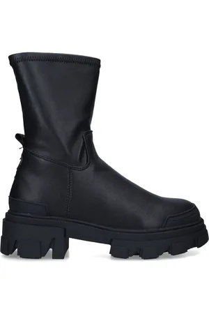 Kurt Geiger Black Vegan Trekker Sock Boots AU 9 (EU 40)