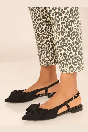 Lipsy London Flat Slingback Bow Ballet Pump Ballerinas AU 8 (EU 39)