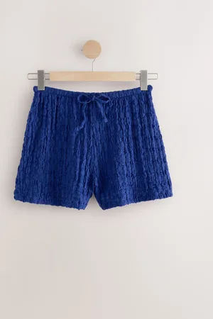 Next Textured Drawstring Shorts AU 18 Tall