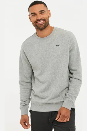 Threadbare Grey Light Crew Neck Sweatshirts 3 Pack XL