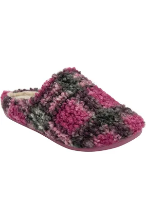 Lotus Purple Polka Dot Mule Winter Slippers AU 6 (EU 37)