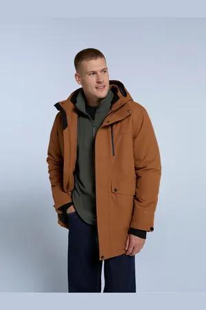 Animale Brown Lisbon Mens Waterproof Parka L
