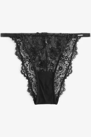 Boux Avenue Luna Tanga Black Briefs AU 6