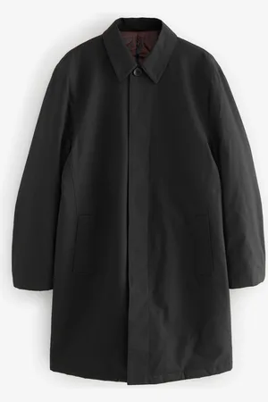 Next Black British Millerain Signature Shower Resistant Longer Length Trench Coat 5XL