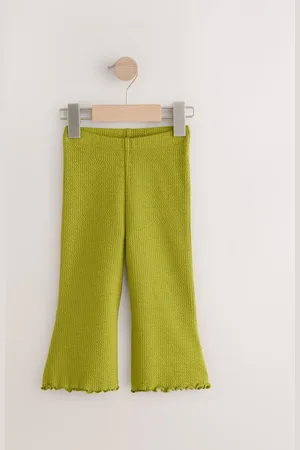 Next Green Ribbed Textured Flare Leggings (3mths-7yrs) 6