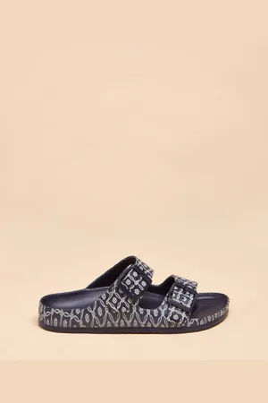 Joules Sunseeker Navy Print EVA Sliders AU 9 (EU 41)