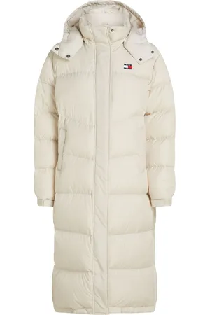 Tommy Hilfiger Natural Alaska Long Puffer Jacket L