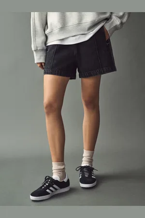 adidas 3 Stripe Denim Firebird 100% Cotton Shorts L