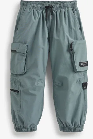 Next Petrol Blue Lined Parachute Cargo Trousers (3-16yrs) 12 Years (152cm)