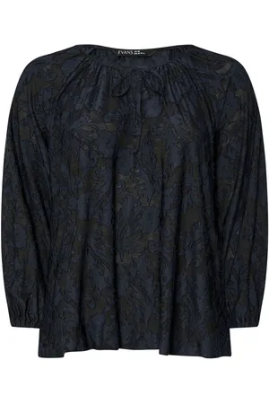 Evans Blue Burnout Jersey Top AU 16