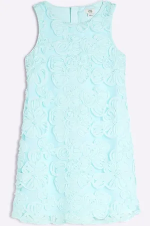 River Island Girls 3D Flower Shift Dress 5