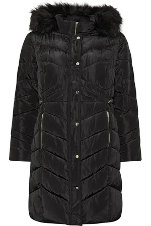 Evans Luxe Black Parka AU 18