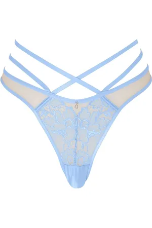 Ann Summers Blue Untold Desire Brazilian Knickers AU 14