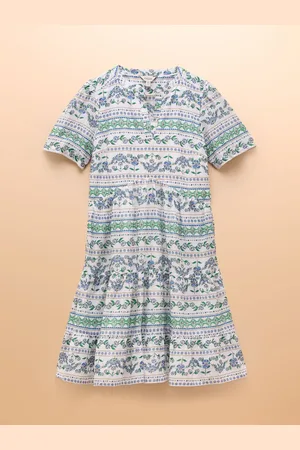 Joules Ariella Cotton Tiered Dress AU 26