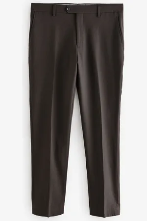Next Brown Slim Fit Signature Tollegno Suit Trousers 36W x 29L (UK 36 S)