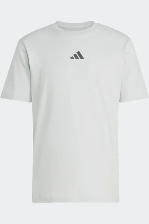 adidas Grey City Escape Space Graphic 100% Cotton T-Shirt 2XL Reg