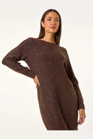 Roman Sequin Stretch Jumper Dress AU 12