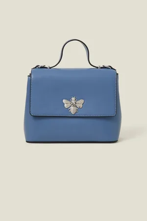 Accessorize Blue Bee Handheld Bag One
