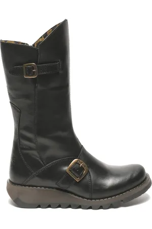 Fly London Mid Calf Boots AU 8 (EU 39)