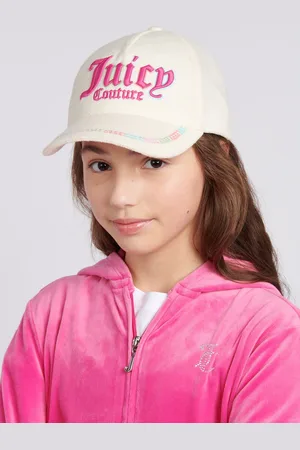 Juicy Couture Cream Girls Rainbow Towelling Cap One